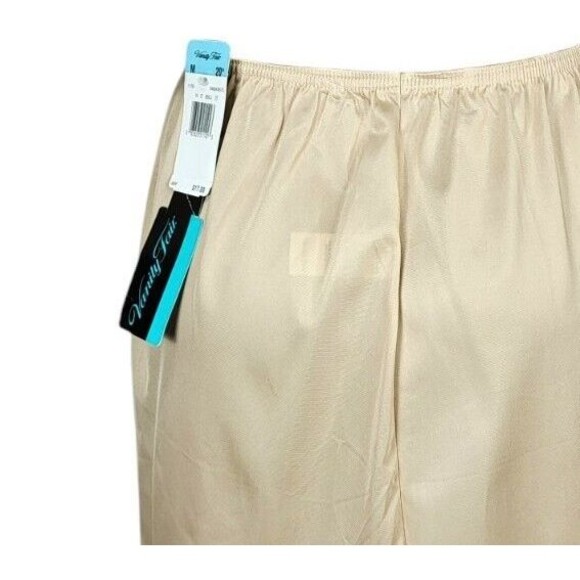 Vintage Vanity Fair Beige Half-Slip Skirt Lace Trim Med 20" NEW Deadstock NOS - Picture 8 of 8